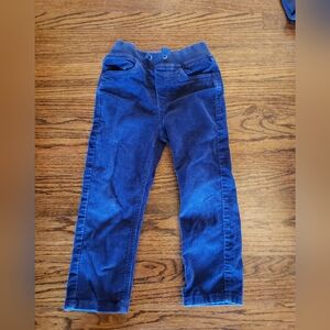 Hanna Andersson Dark Blue Corduroy Pants 4T